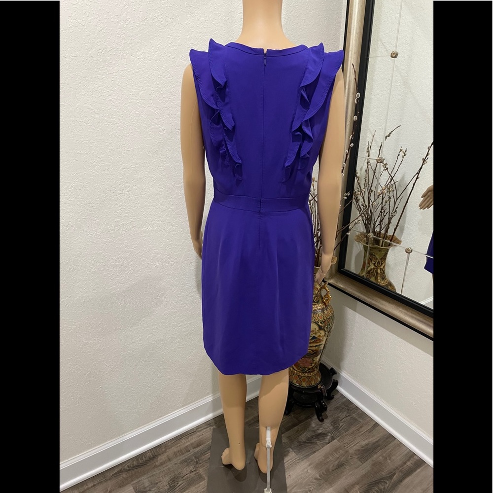 Tory Burch Purple Ruffle Dress - Picture 3 of 6